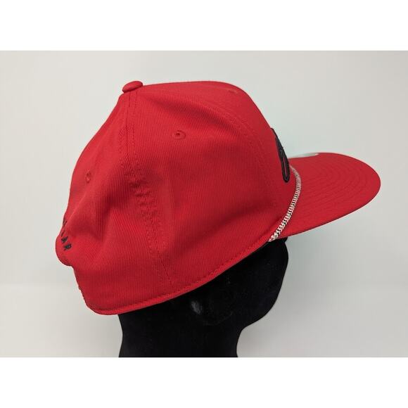 NWT Extracurricular Golf Penman Snapback Hat Cap Red Adjustable Yupoong - Picture 6 of 9